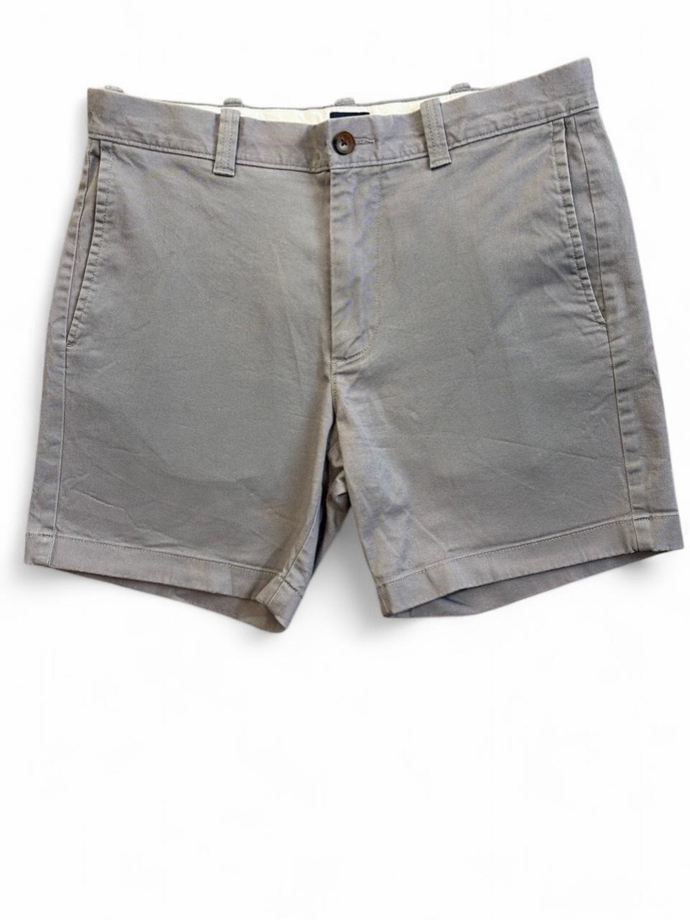 J. Crew Flat-Front Light Gray Men's Shorts